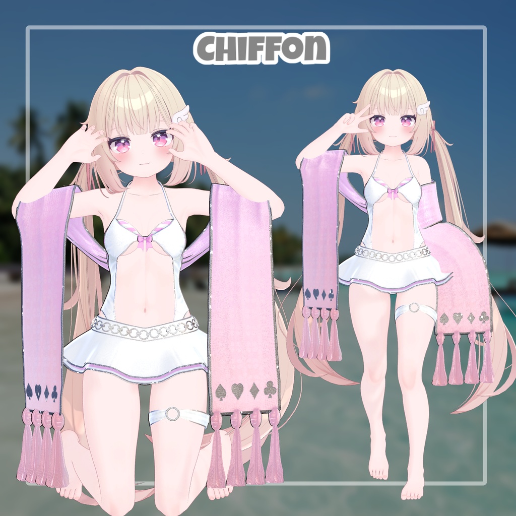 【PB】 Shawl Bikini 【8アバター対応】