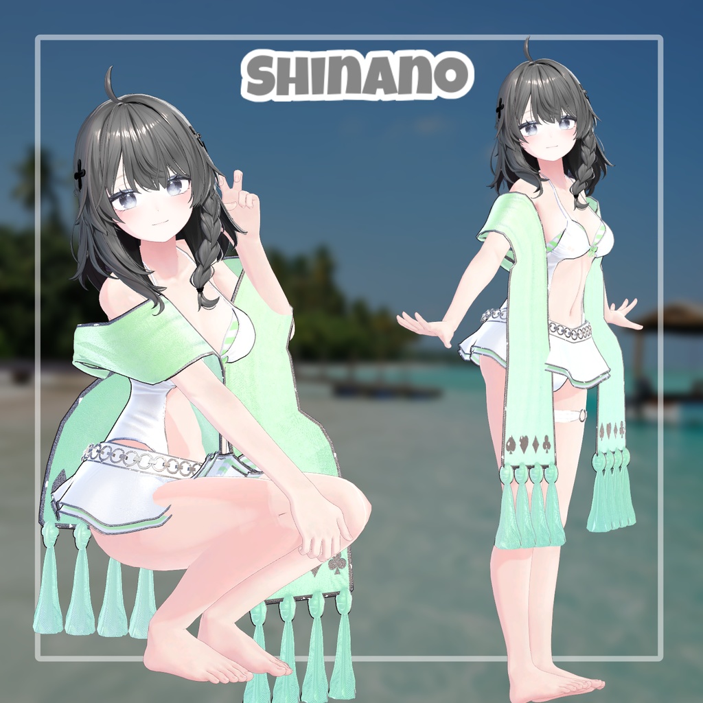【PB】 Shawl Bikini 【8アバター対応】