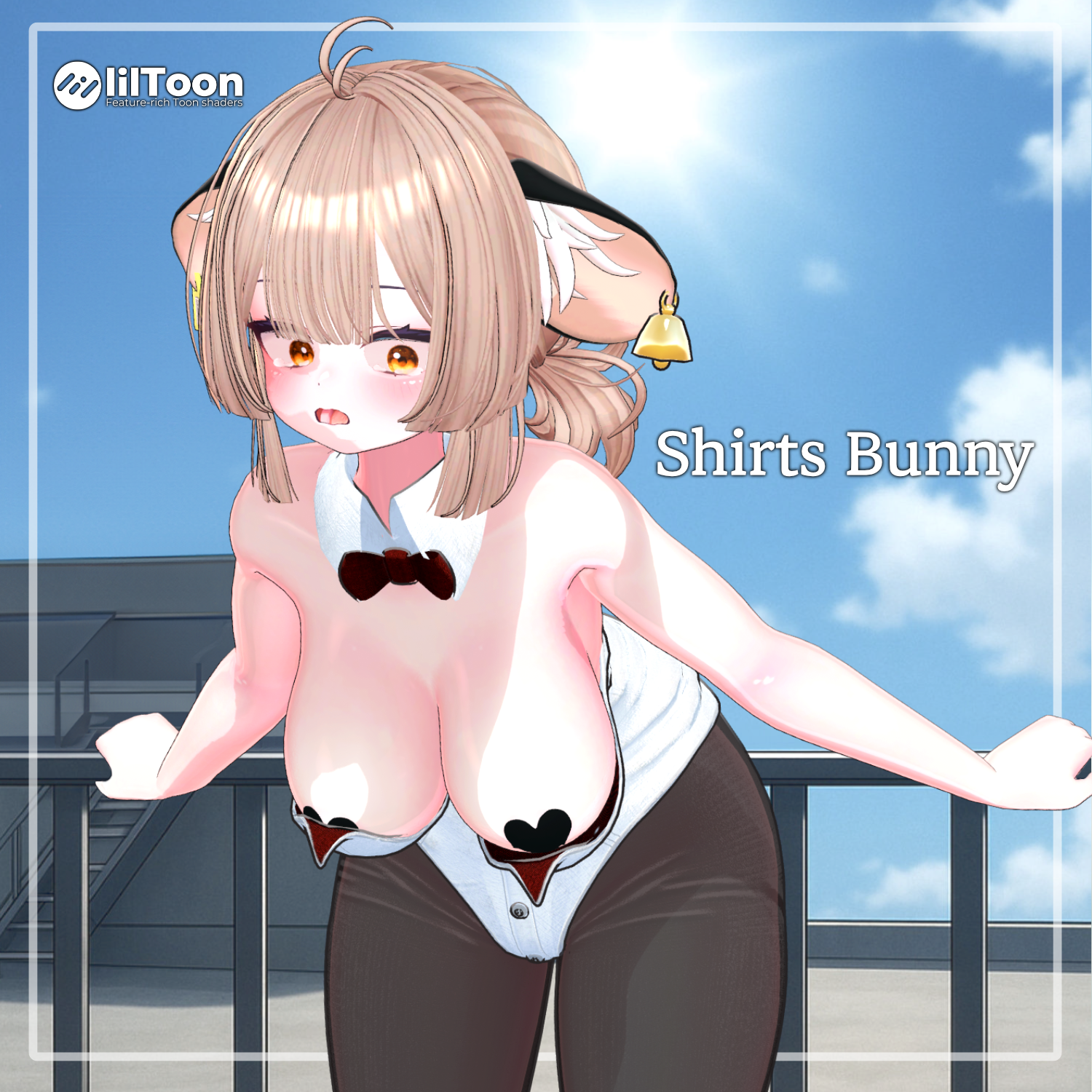 【Animation】 Shirts Bunny 【8アバター対応】