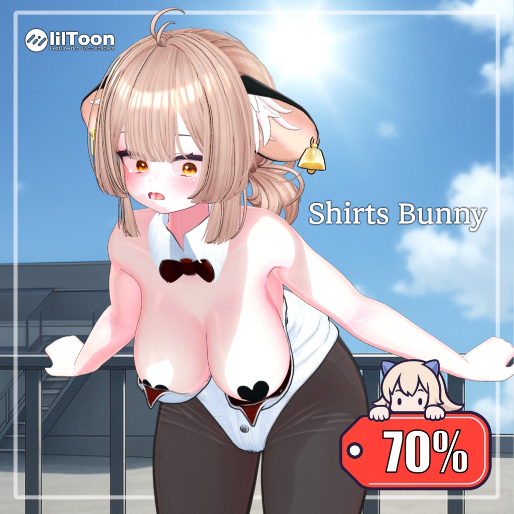 【70%】 【Animation】 Shirts Bunny 【8アバター対応】