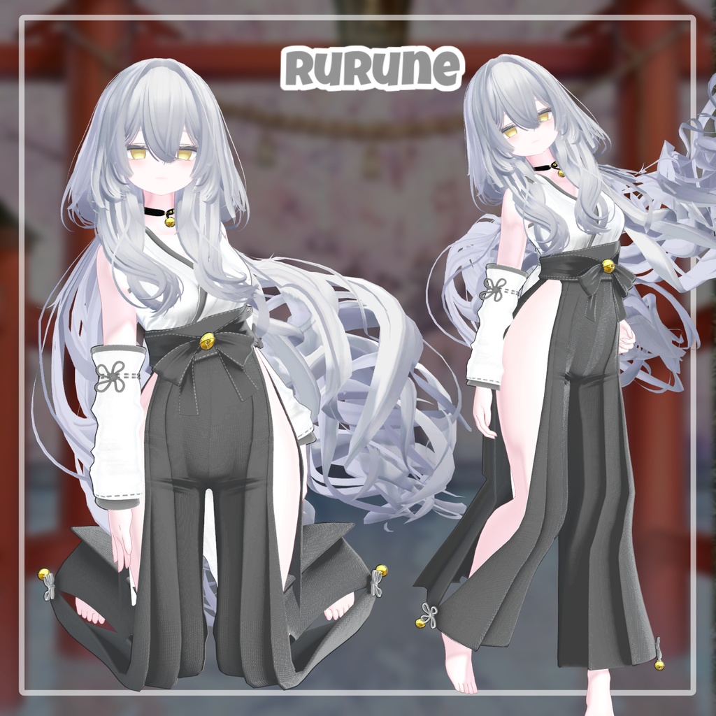 【PB】 巫女のココロ - 静かなる祈りの装い 【12アバター対応】