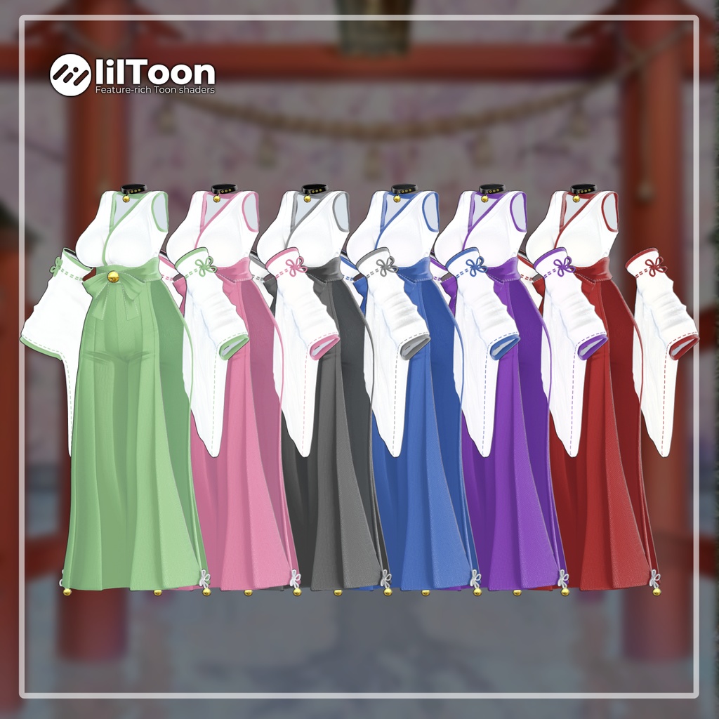 【PB】 巫女のココロ - 静かなる祈りの装い 【12アバター対応】