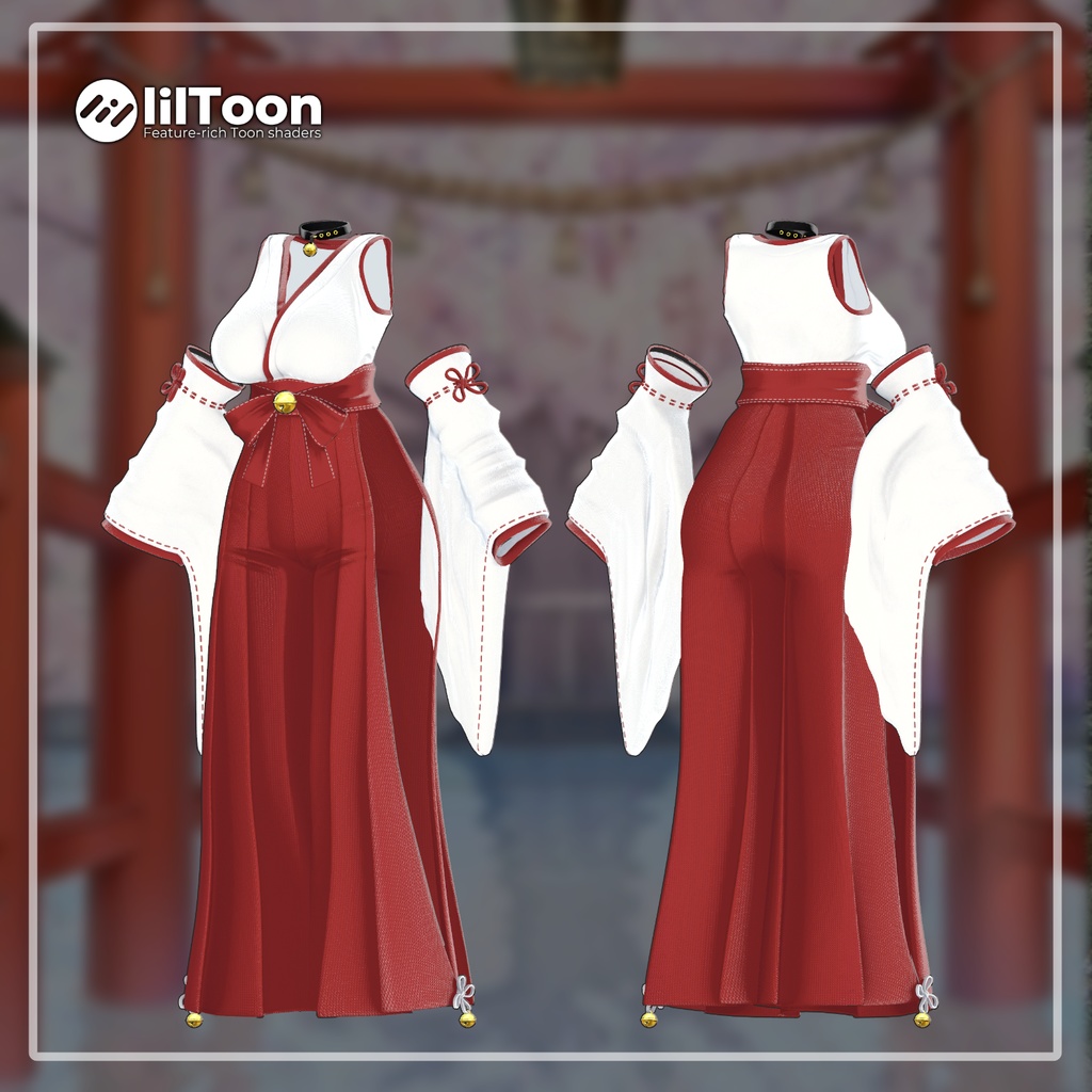 【PB】 巫女のココロ - 静かなる祈りの装い 【12アバター対応】