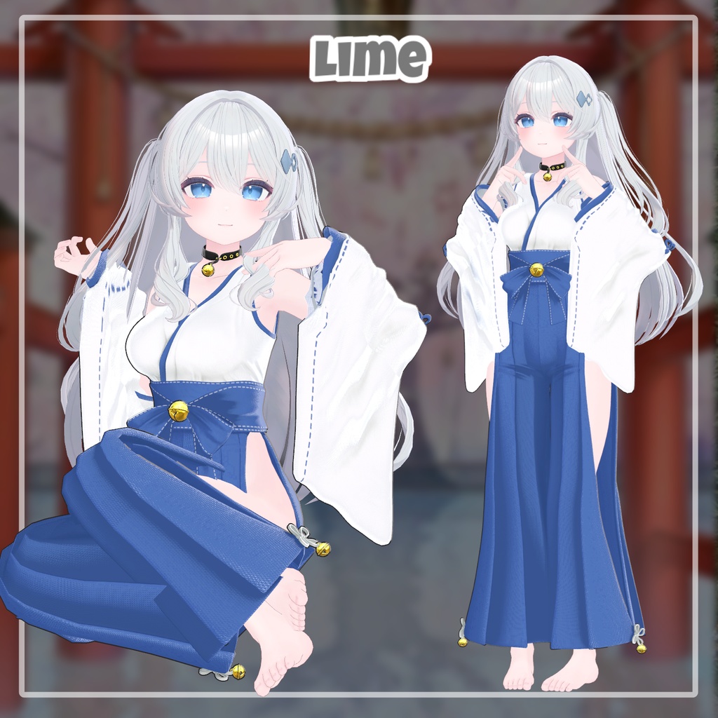 【PB】 巫女のココロ - 静かなる祈りの装い 【12アバター対応】