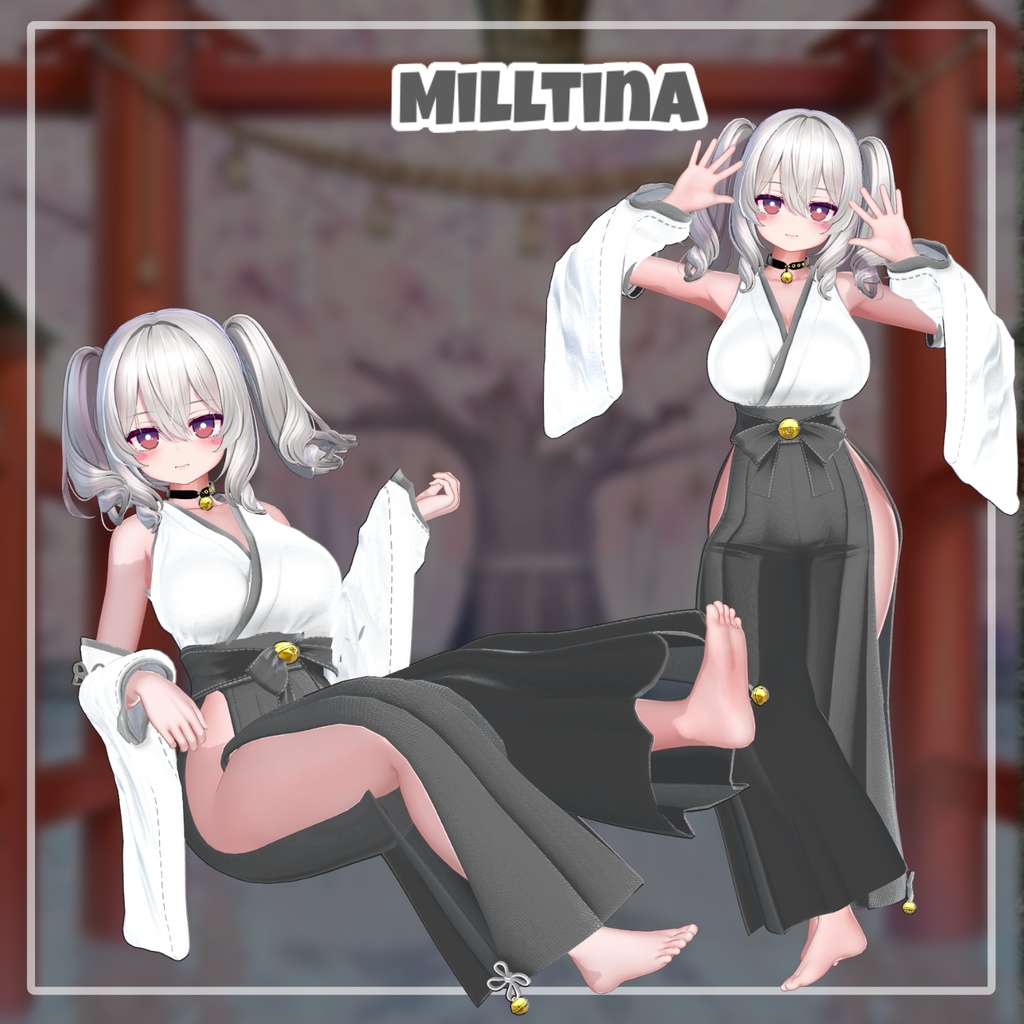 【PB】 巫女のココロ - 静かなる祈りの装い 【12アバター対応】