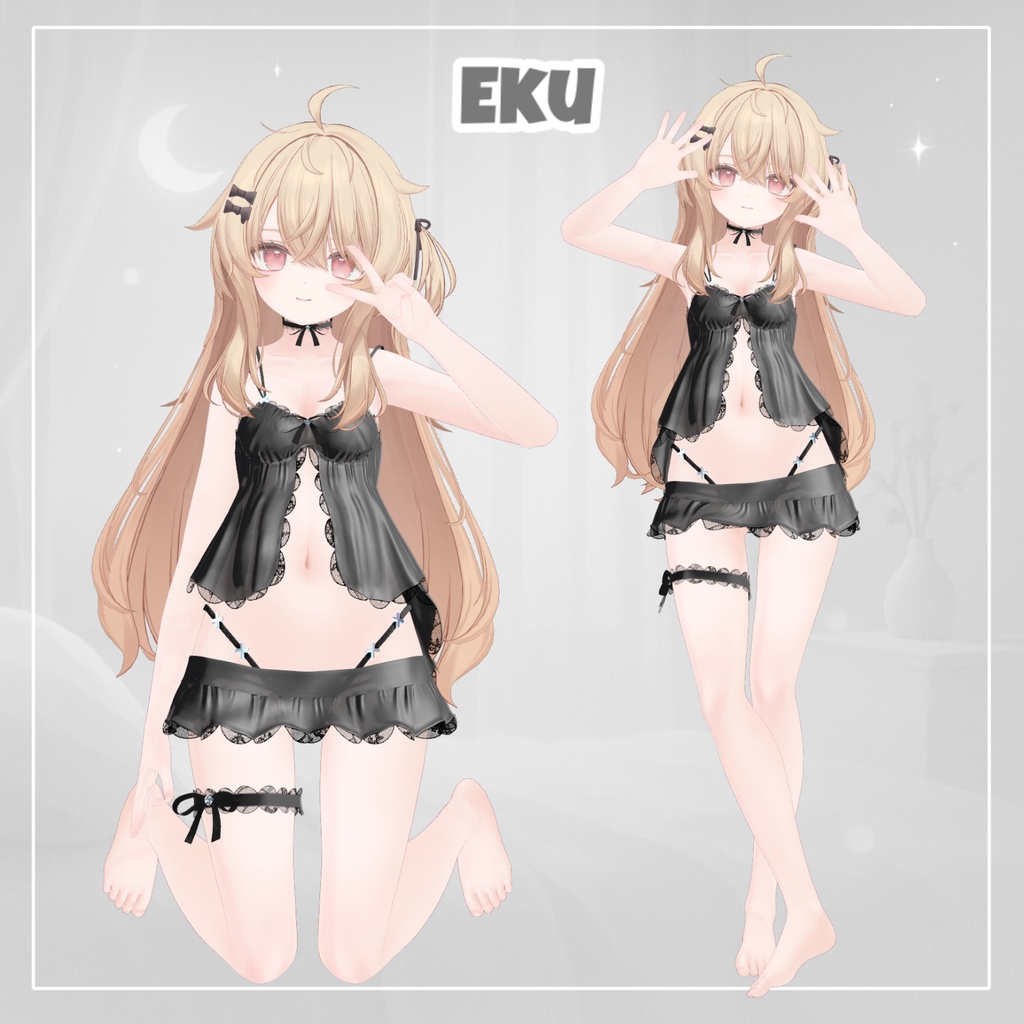 【14アバター対応】 Karui Yume 【VRChat想定】