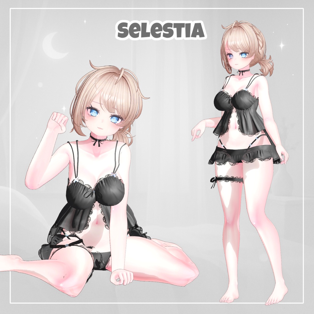 【14アバター対応】 Karui Yume 【VRChat想定】