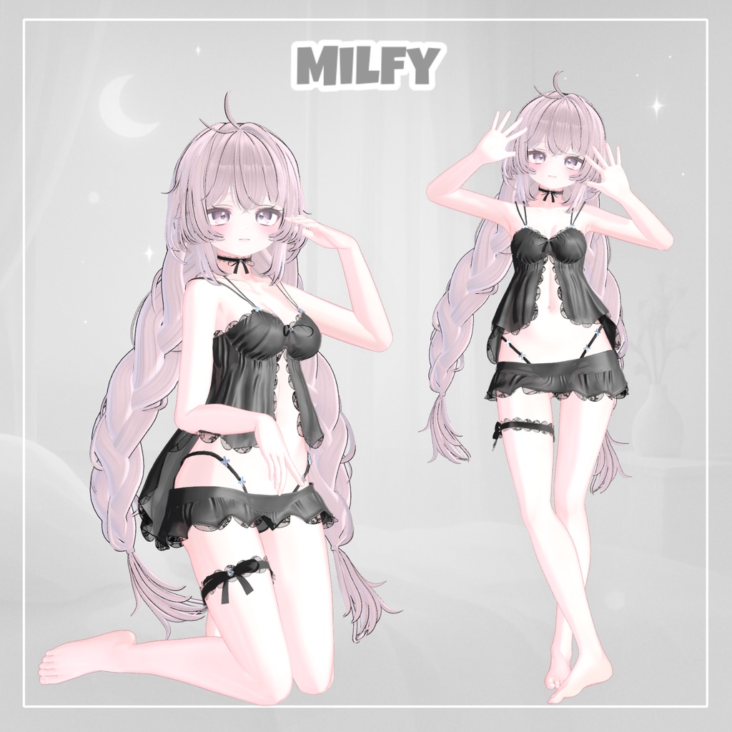 【14アバター対応】 Karui Yume 【VRChat想定】