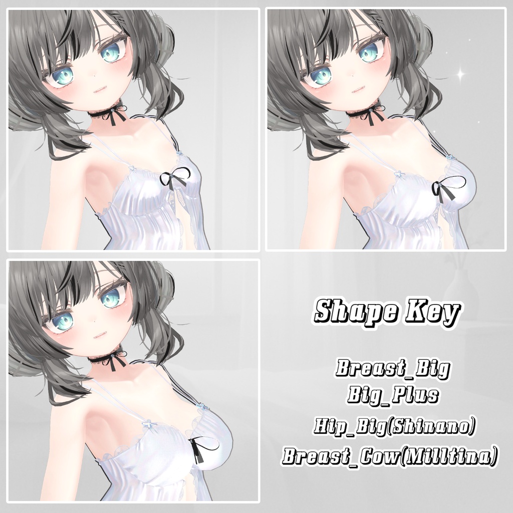 【14アバター対応】 Karui Yume 【VRChat想定】