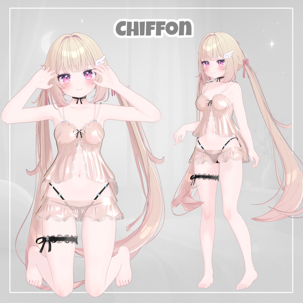 【14アバター対応】 Karui Yume 【VRChat想定】