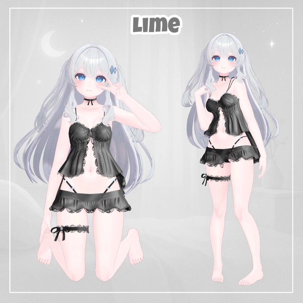 【14アバター対応】 Karui Yume 【VRChat想定】