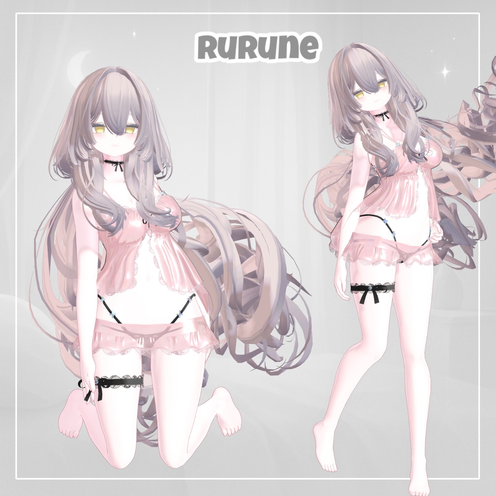 【14アバター対応】 Karui Yume 【VRChat想定】