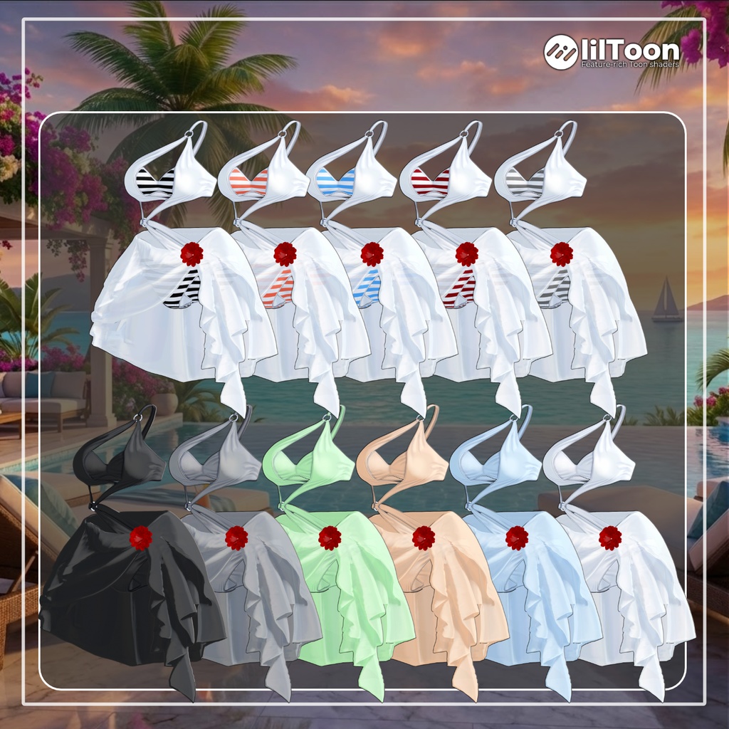 【75%OFF|期間限定】20,000フォロワー記念セール Overay Bikini 5 【17アバター対応】