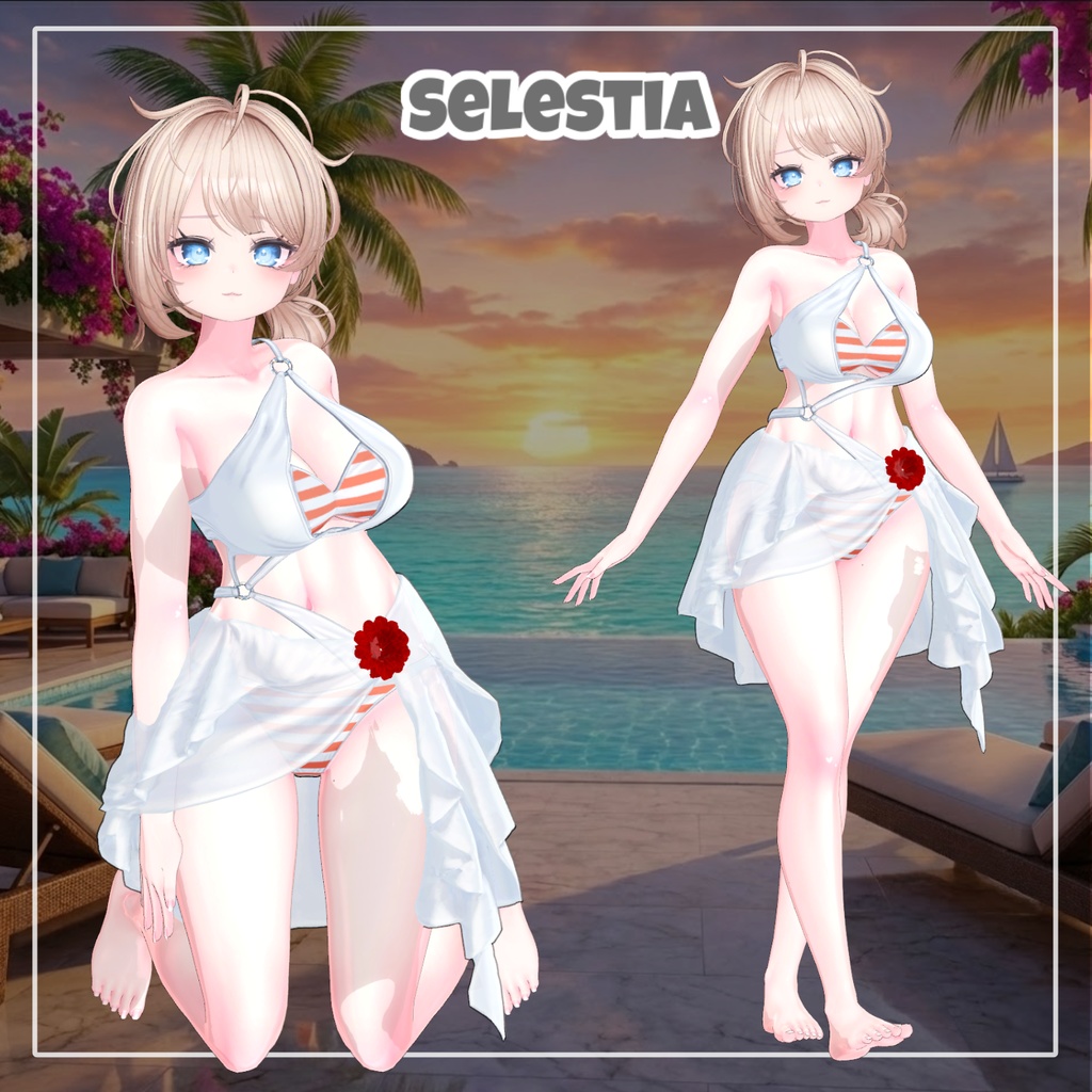 【75%OFF|期間限定】20,000フォロワー記念セール Overay Bikini 5 【17アバター対応】