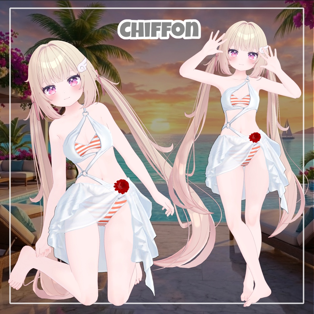 【75%OFF|期間限定】20,000フォロワー記念セール Overay Bikini 5 【17アバター対応】