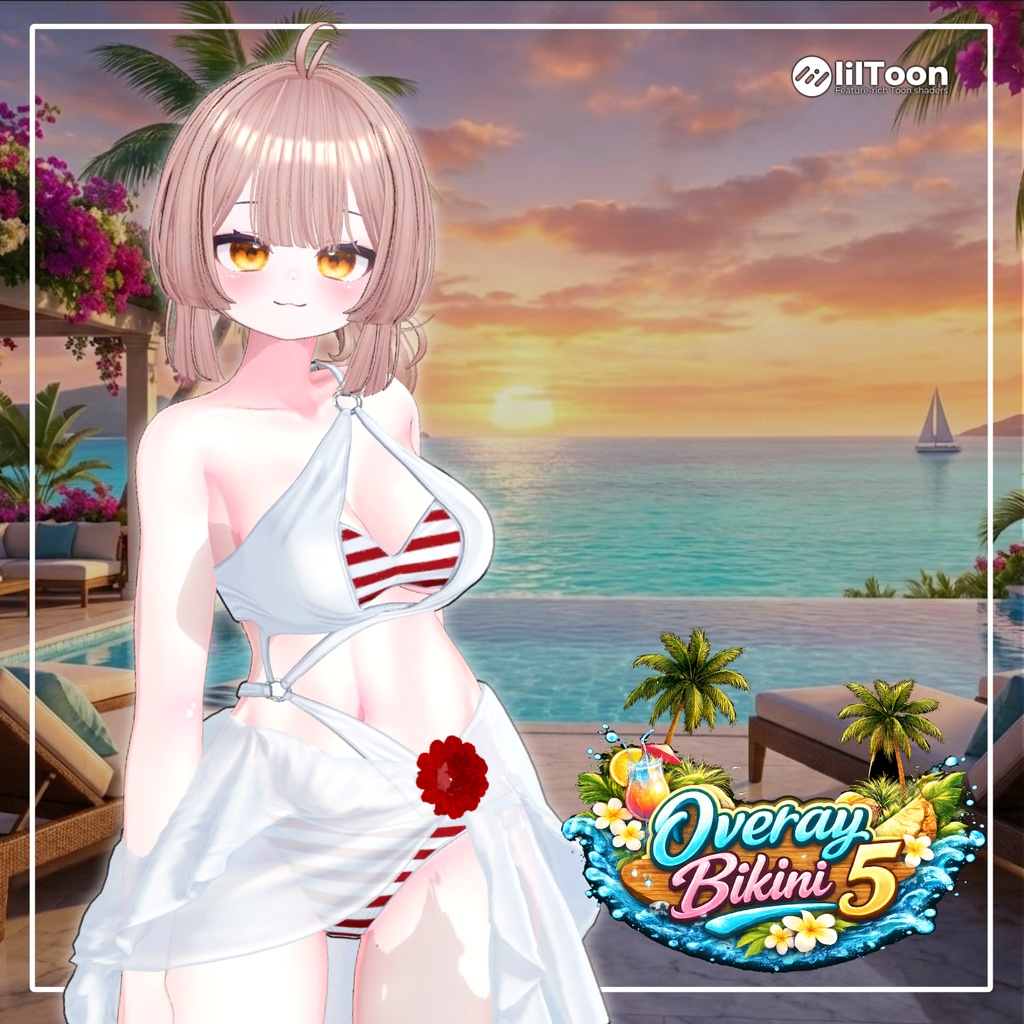 【75%OFF|期間限定】20,000フォロワー記念セール Overay Bikini 5 【17アバター対応】