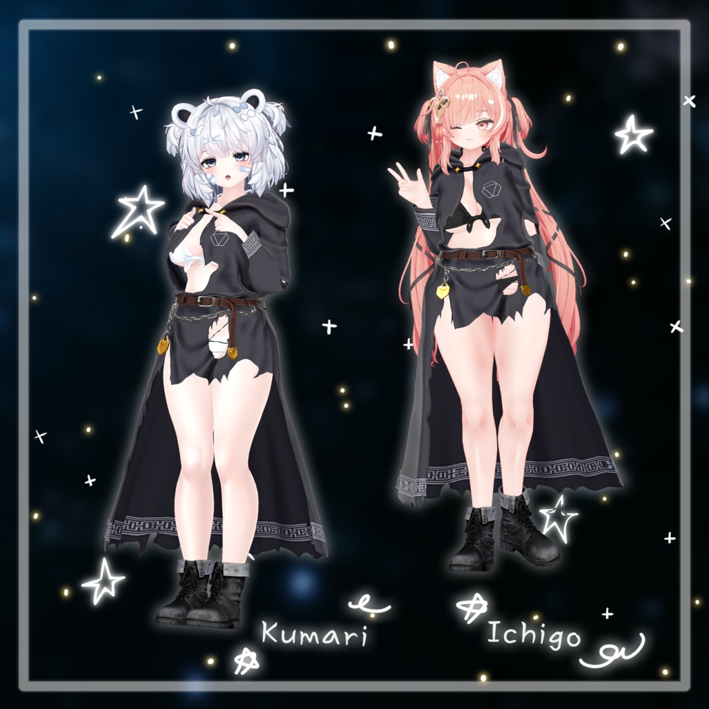 【17アバター対応】 Star Robe
