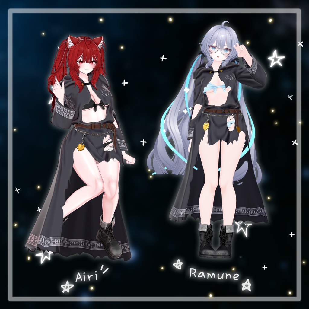 【17アバター対応】 Star Robe