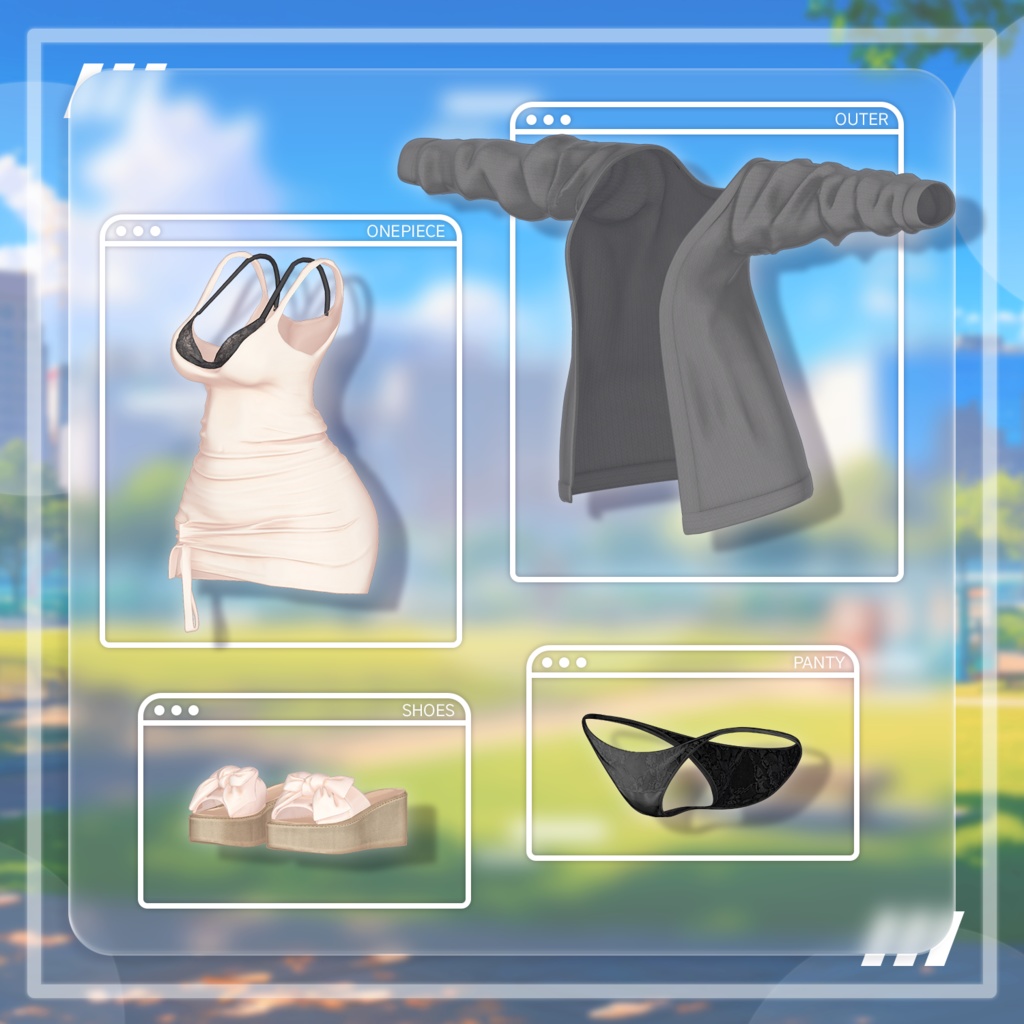 【25% Sale】 Overay Missy Look 【19アバター対応】