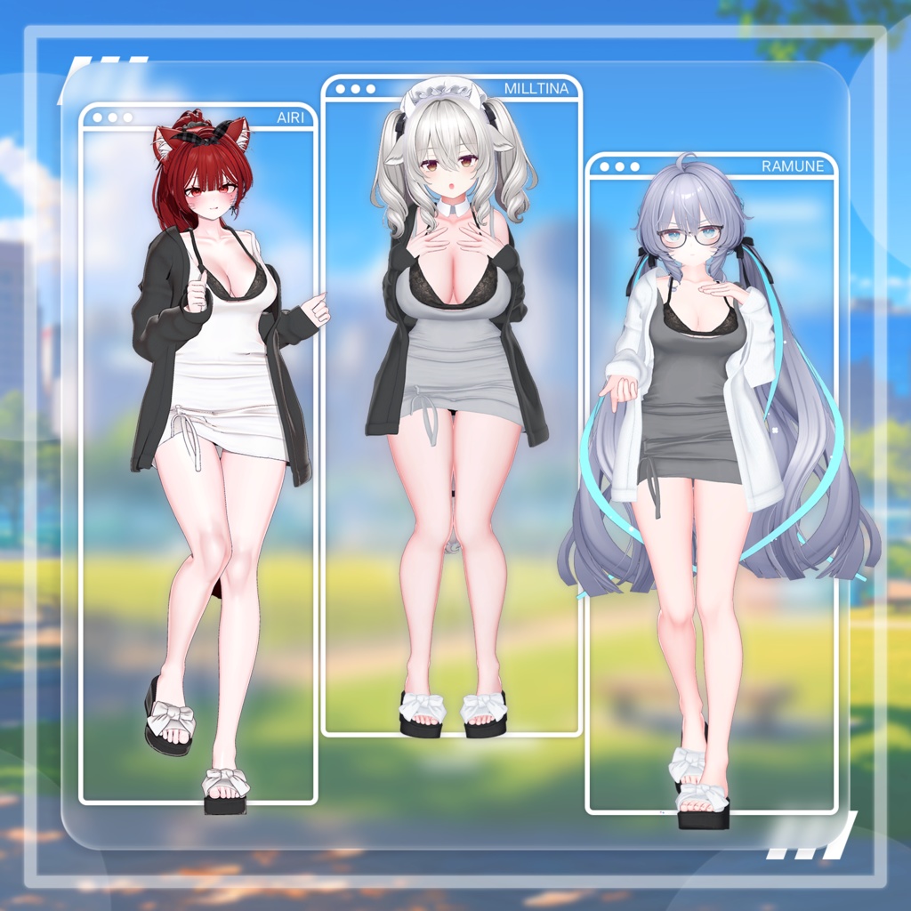 【25% Sale】 Overay Missy Look 【19アバター対応】