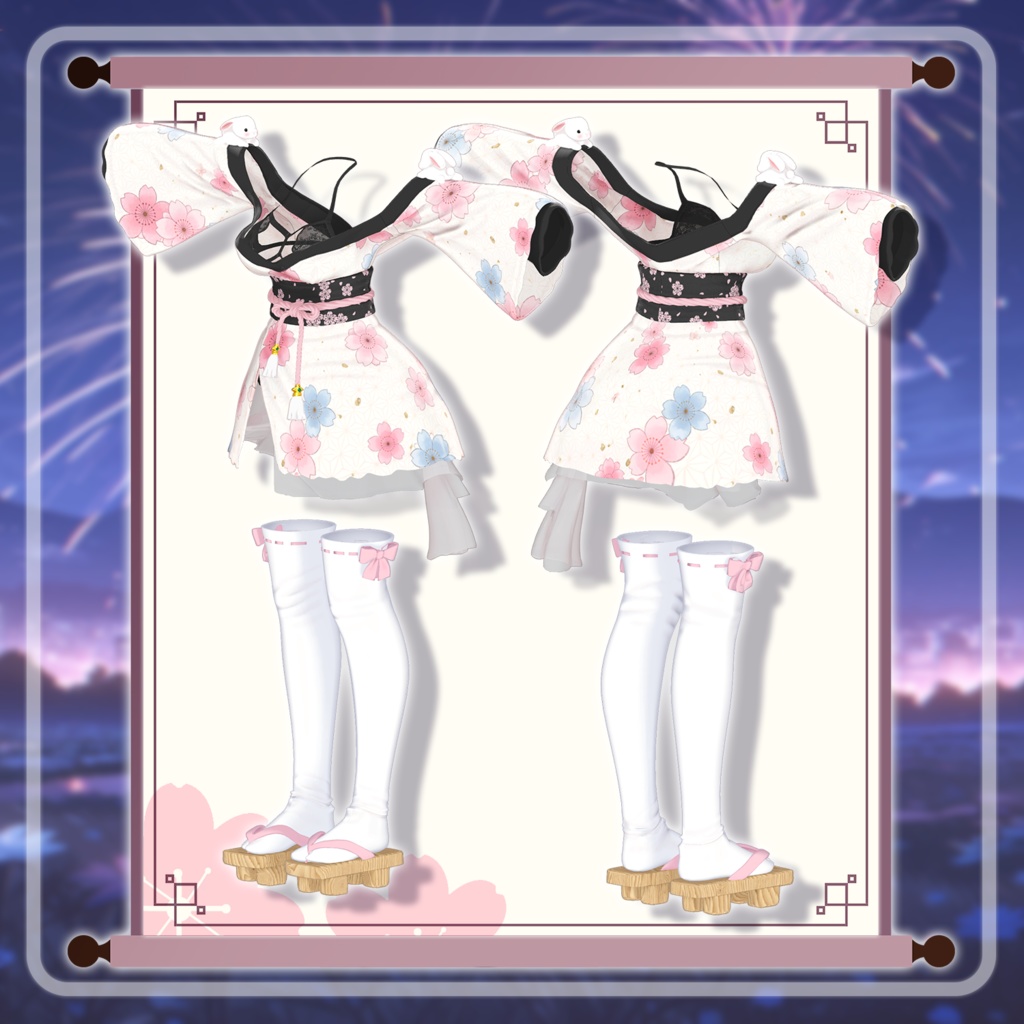 【50% Sale】 Sakura Rabbit 【19アバター対応】