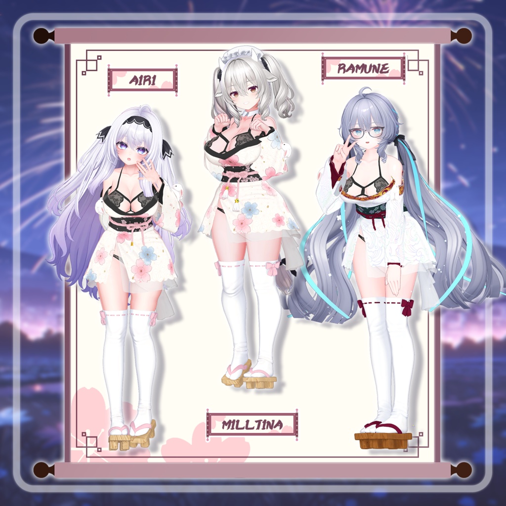 【50% Sale】 Sakura Rabbit 【19アバター対応】