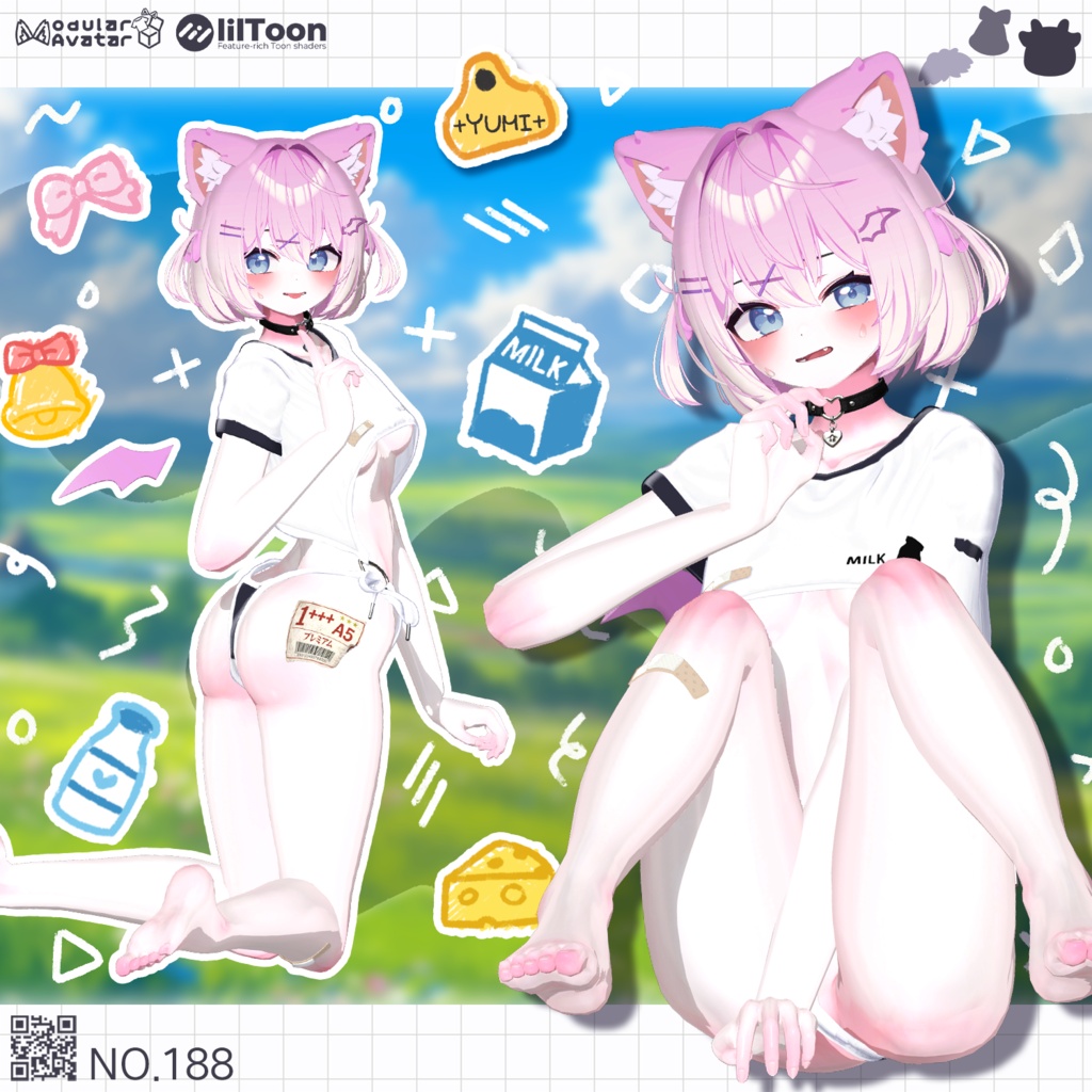 【???% SALE】Cow Mizu 【19アバター対応】