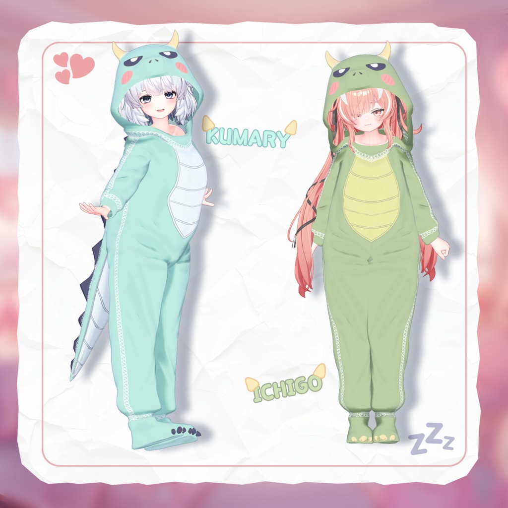 【50% Sale】 Dino Pajama 【19アバター対応】