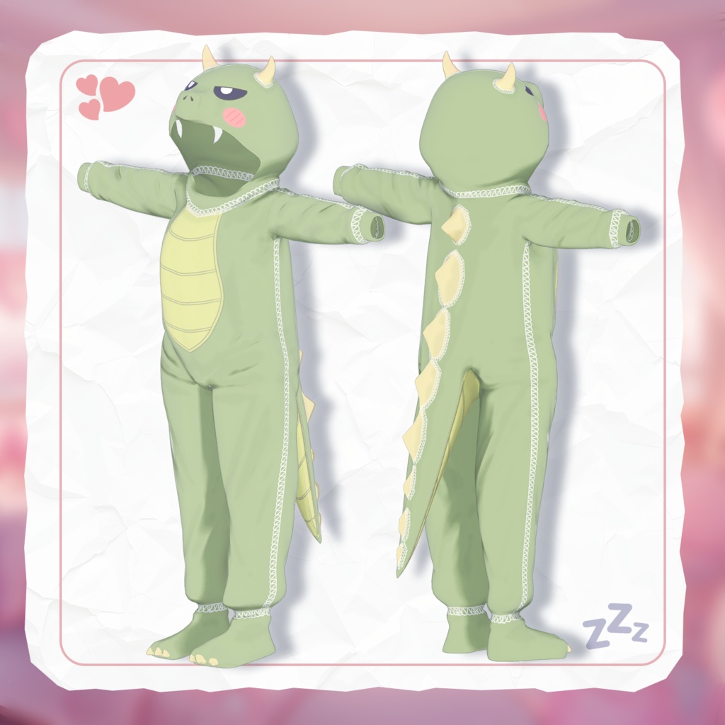 【50% Sale】 Dino Pajama 【19アバター対応】