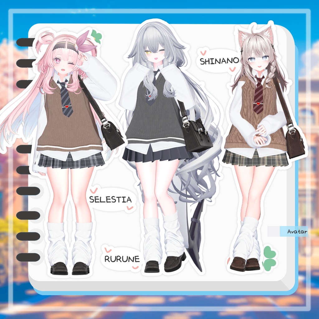 【30% Sale】 Cocoa Preppy 【19アバター対応】
