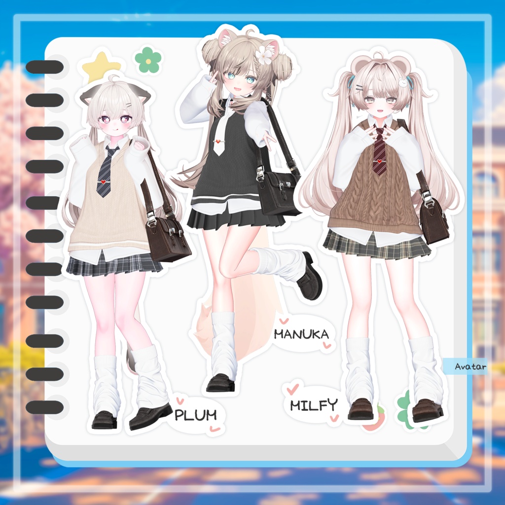【30% Sale】 Cocoa Preppy 【19アバター対応】