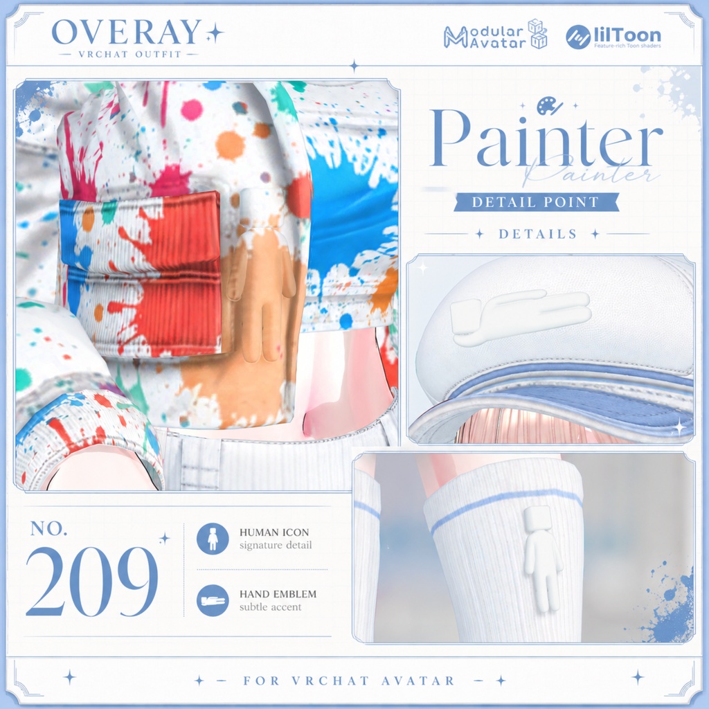 【50% Sale】 Painter 【19アバター対応】