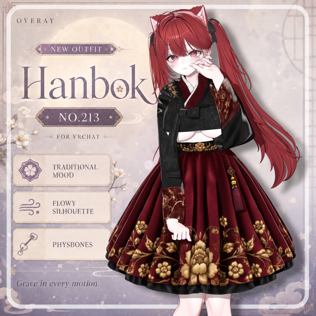 【50% Sale】 Hanbok 【19アバター対応】
