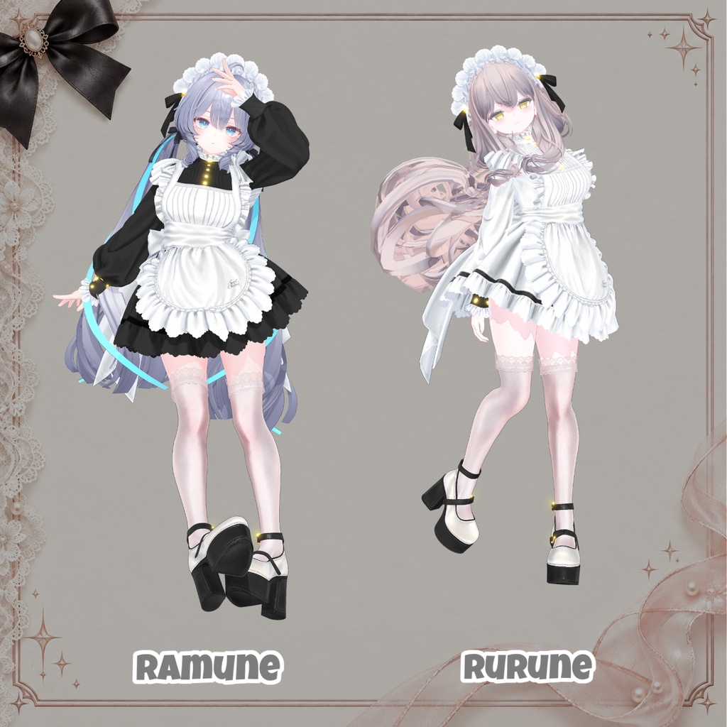 【50% Sale】 侍女 【20アバター対応】