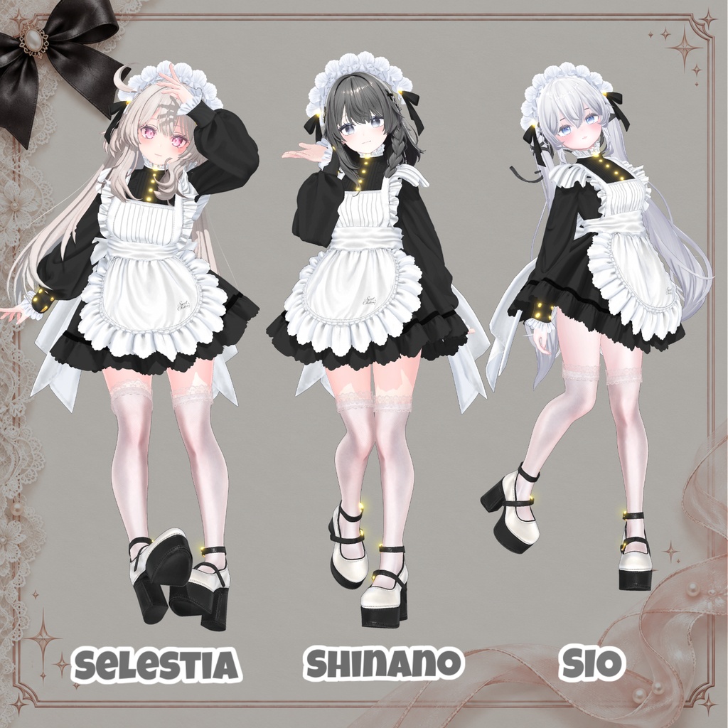 【50% Sale】 侍女 【20アバター対応】