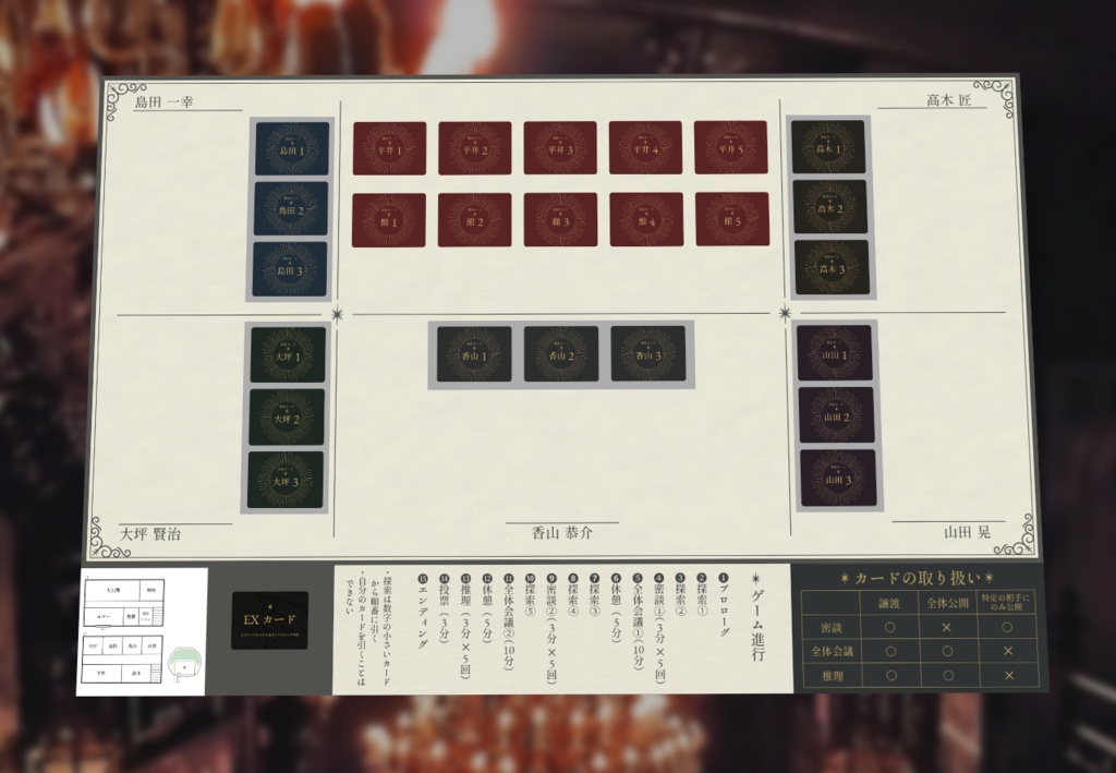 マーダーミステリー『ルージュの軌跡』