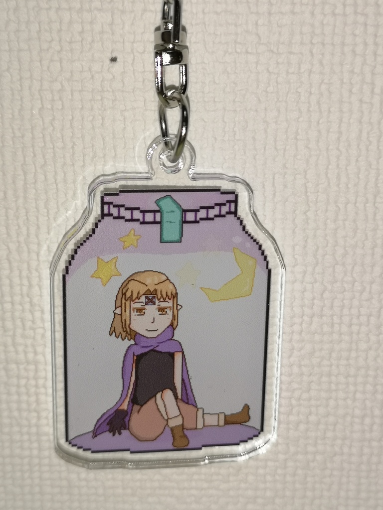 マナみドット瓶詰めアクリルキーホルダー