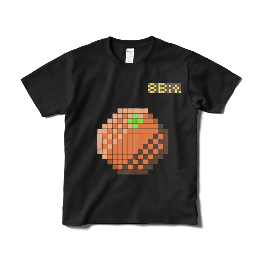 8Bit. ORANGE Tシャツ