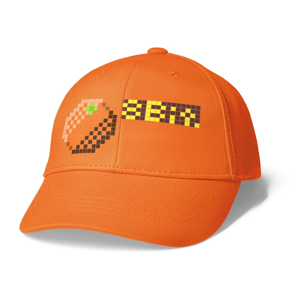 8Bit. ORANGE CAP