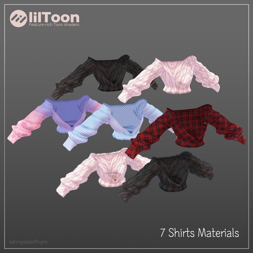 【リア-アリス用】オフショルダーシャツセット Off Shoulder Shirts Outfit Set