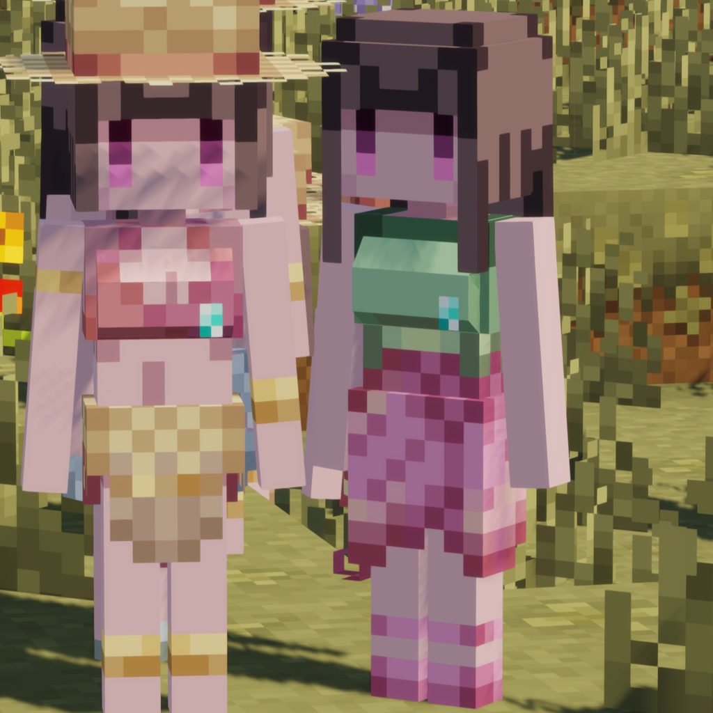 Melody's Cute Girl Villagers Minecraft Resource Pack Early Access