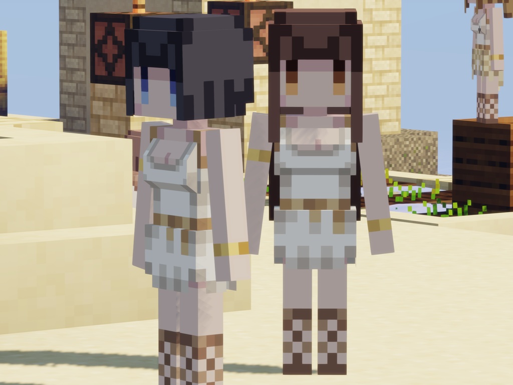 Melody's Cute Girl Villagers Minecraft Resource Pack Early Access