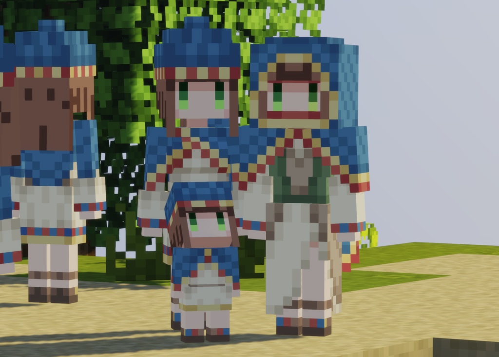 Melody's Cute Girl Villagers Minecraft Resource Pack Early Access