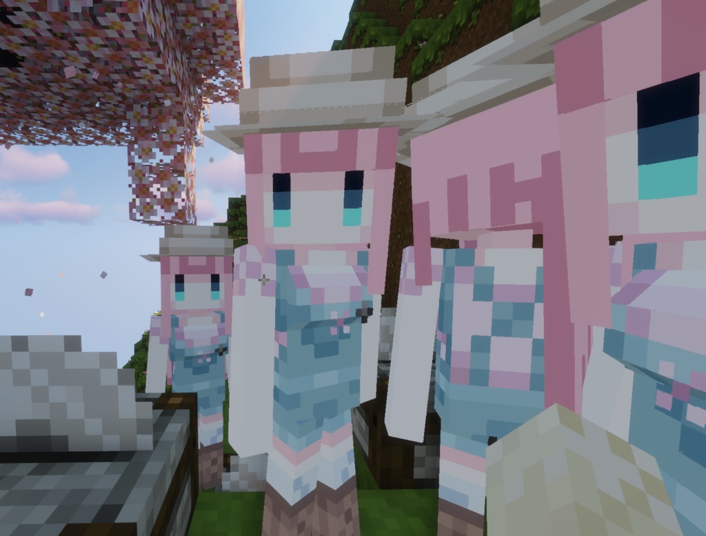 Melody's Cute Girl Villagers Minecraft Resource Pack Early Access