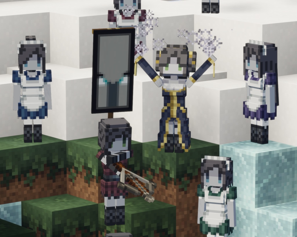 Melody's Cute Girl Villagers Minecraft Resource Pack Early Access