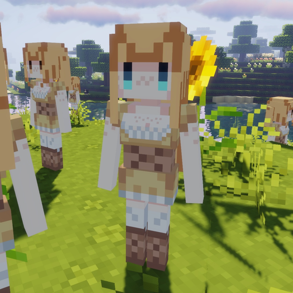 Melody's Cute Girl Villagers Minecraft Resource Pack Early Access
