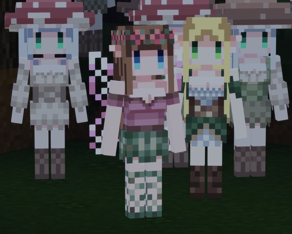 Melody's Cute Girl Villagers Minecraft Resource Pack Early Access