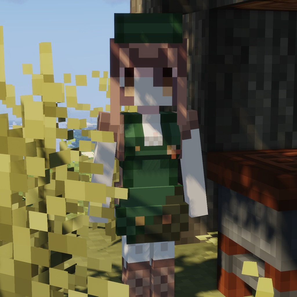 Melody's Cute Girl Villagers Minecraft Resource Pack Early Access
