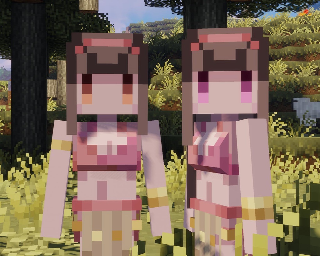 Melody's Cute Girl Villagers Minecraft Resource Pack Early Access