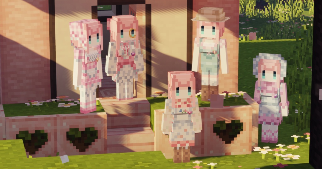 Melody's Cute Girl Villagers Minecraft Resource Pack Early Access